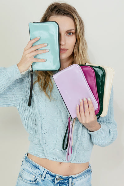 Mini Clutch <br/> Richato celeste
