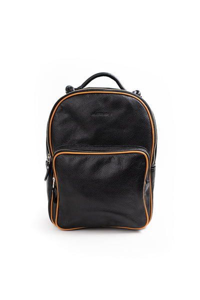 Mochila Olivia <br/> Negra con vivo Camel
